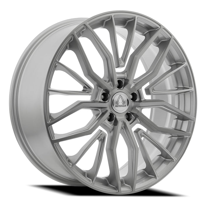 Artssen Wheels AR103 Phantom Gloss Silver Brushed 22x9