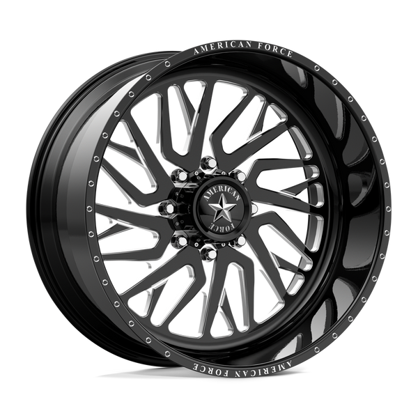 American Force Wheels Afw Nova Ss Black Milled