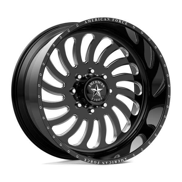 American Force Wheels Afw Flex Ss Gloss Black Machined