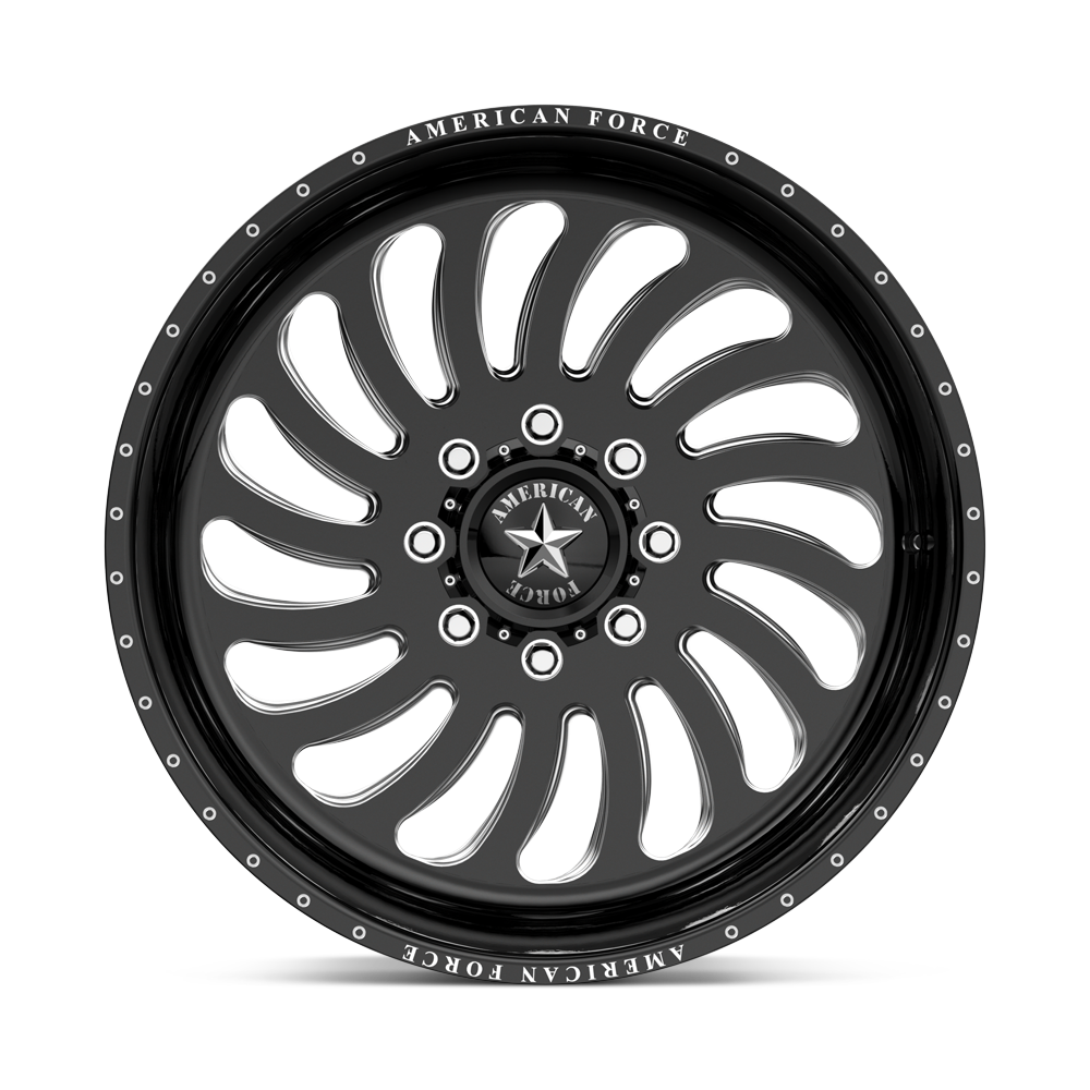 American Force Wheels Afw Flex Ss Gloss Black Machined