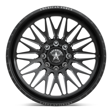 American Force Wheels Afw Smooth Sfcc Gloss Black Machined