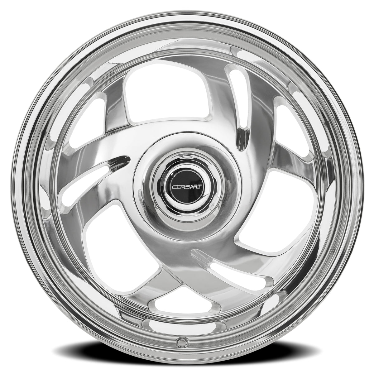 Corsart Wheels C106 El Mencho Milled and Polished face view