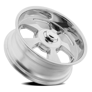 Corsart Wheels C107 Malibu Milled and Polished rear angle