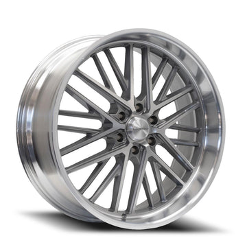 Corsart Wheels R507 Kingpin 6 Gloss Brushed with Diamond Cut Lip
