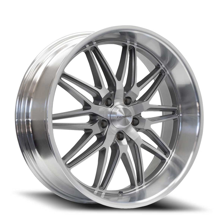 Corsart Wheels R510 Alcatraz Gloss Brushed with Diamond Cut Lip