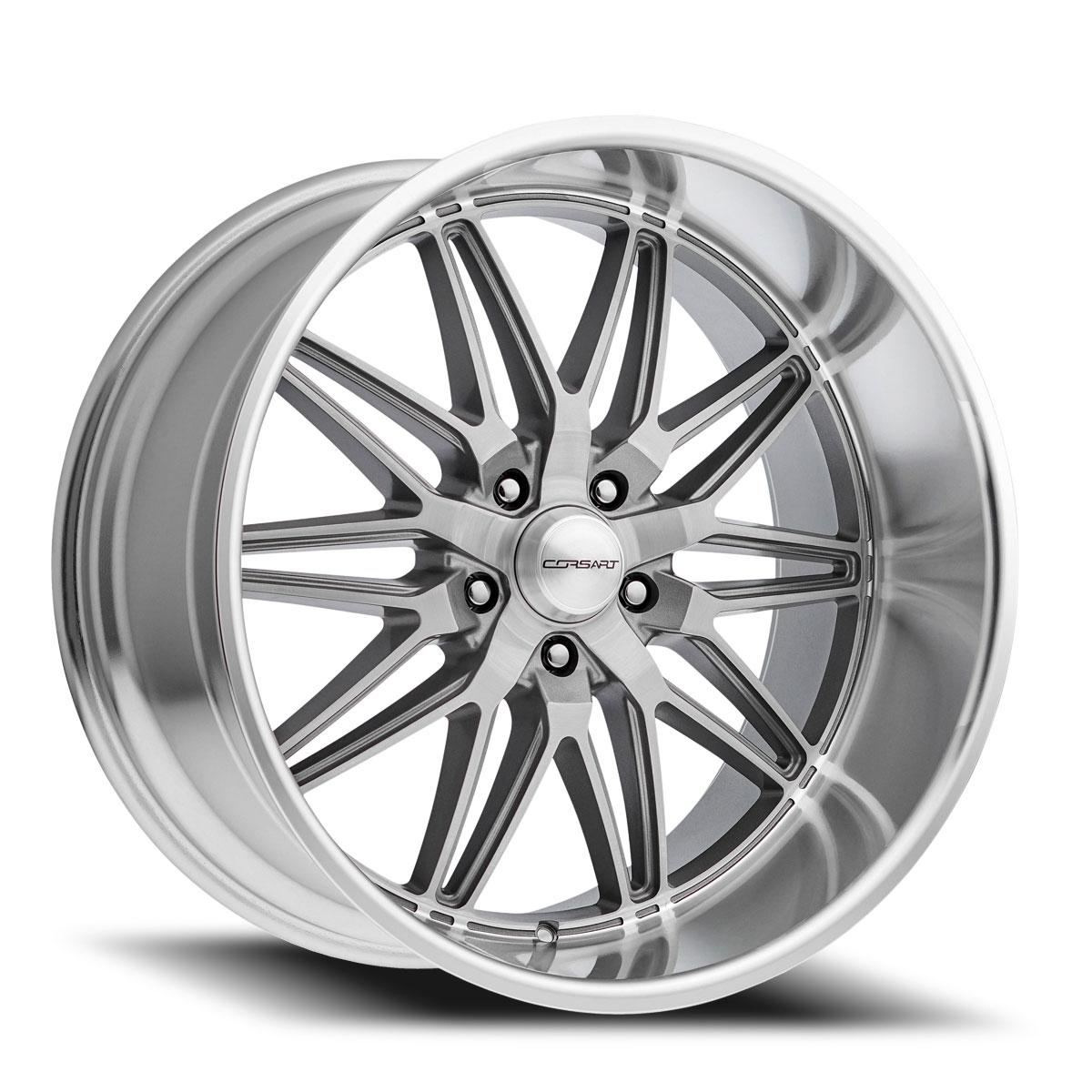Corsart Wheels R510 Alcatraz Gloss Brushed with Diamond Cut Lip