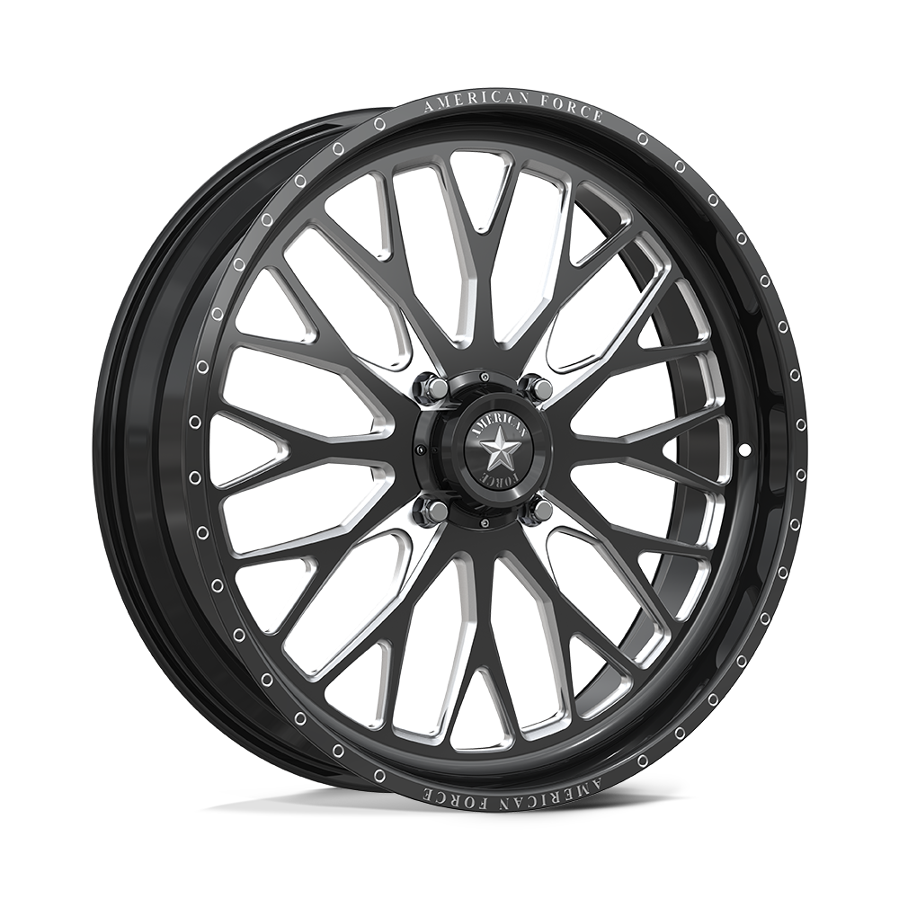 American Force Wheels Afw Invader Utv Gloss Black Machined