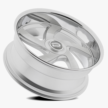 Dazz Wheels D105 Bussin Gloss Silver Brushed Chromed Stainless Steel Lip