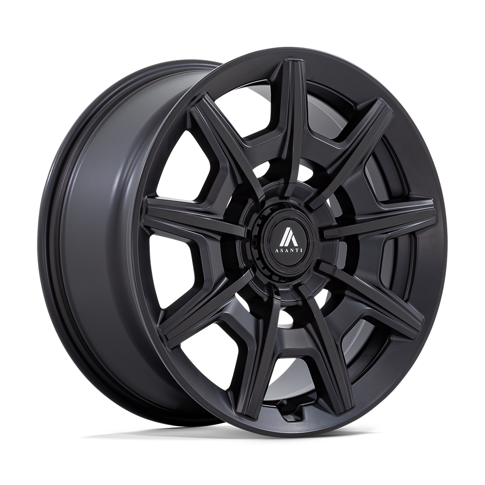 Asanti Wheels AB041 Esquire Satin Black Gloss Black Face