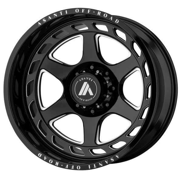 Asanti Wheels AB816 Anvil Gloss Black Milled