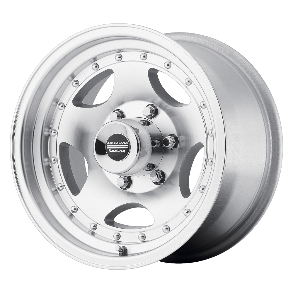 American Racing Wheels AR23 Machined with Clear Coat