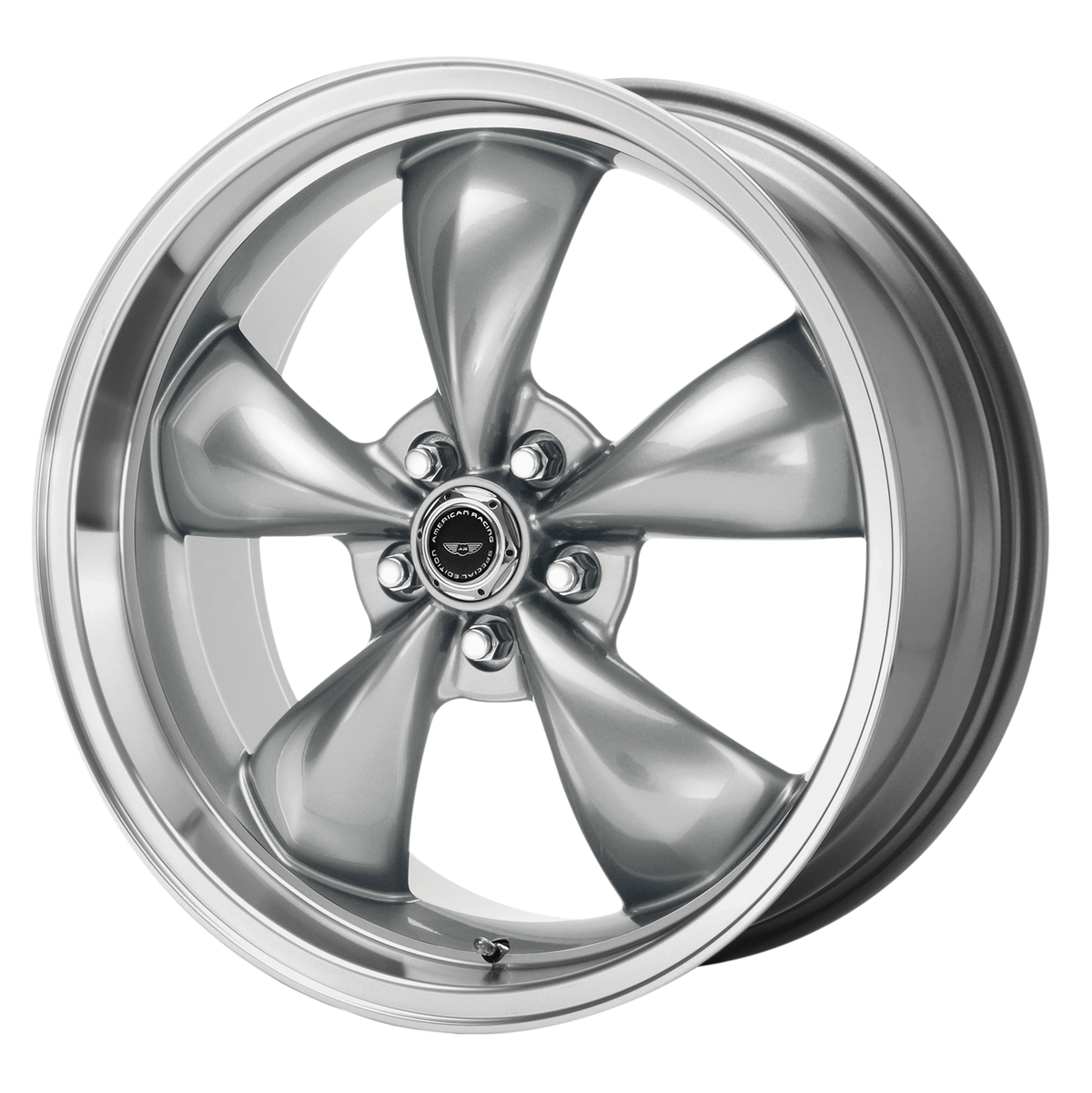American Racing Wheels AR105 Torq Thrust M Anthracite with Machined Lip