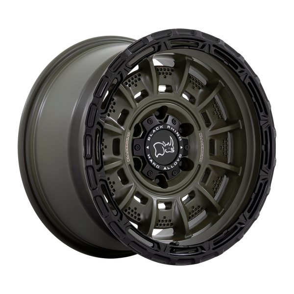 Black Rhino Wheels Legion Olive Drab Green with Black Lip