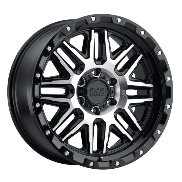 Black Rhino Wheels Alamo Gloss Black with Machined Face