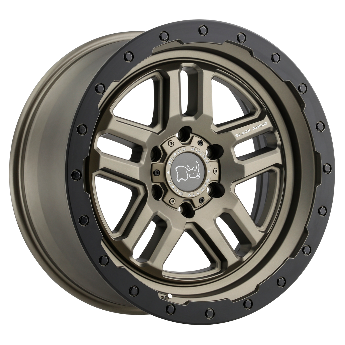 Black Rhino Wheels Barstow Matte Bronze with Matte Black Ring