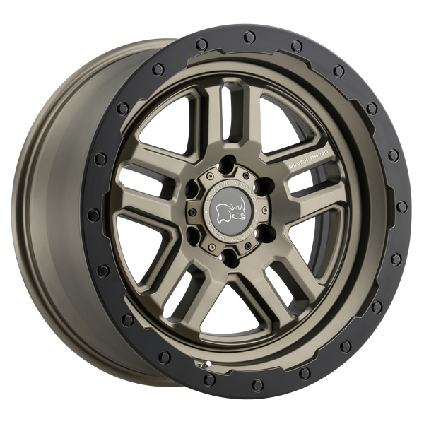 Black Rhino Wheels Barstow Matte Bronze with Matte Black Ring