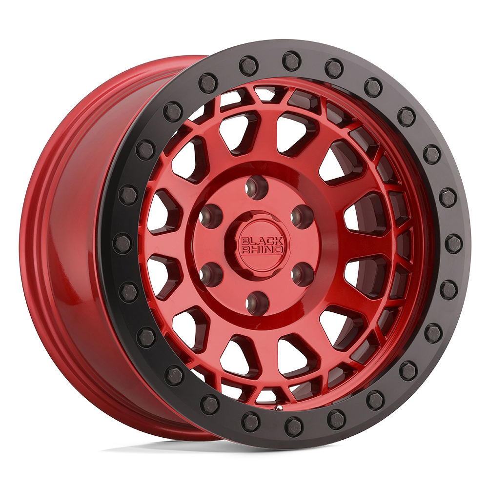 Black Rhino Wheels Primm Beadlock Candy Red with Black Ring