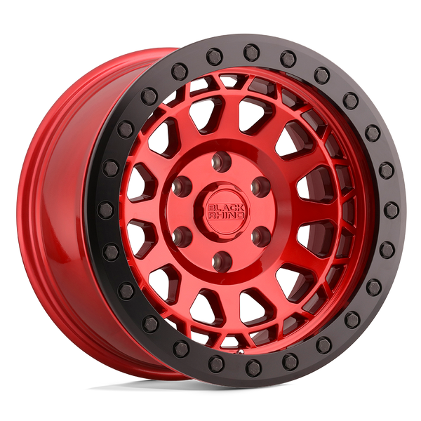 Black Rhino Wheels Primm Beadlock Candy Red with Black Ring