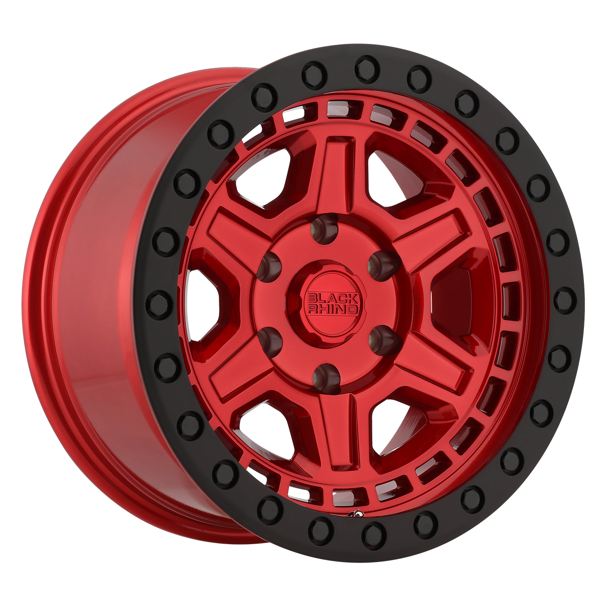 Black Rhino Wheels Reno Candy Red with Black Ring
