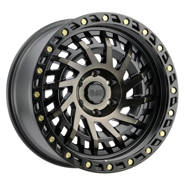 Black Rhino Wheels Shredder Matte Black with Machined Dark Tint