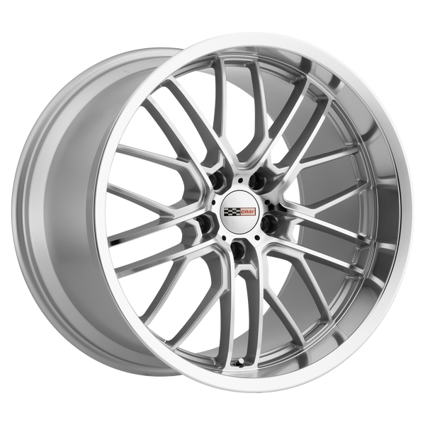 Cray Wheels Eagle Silver with Mirror Cut Face & Lip