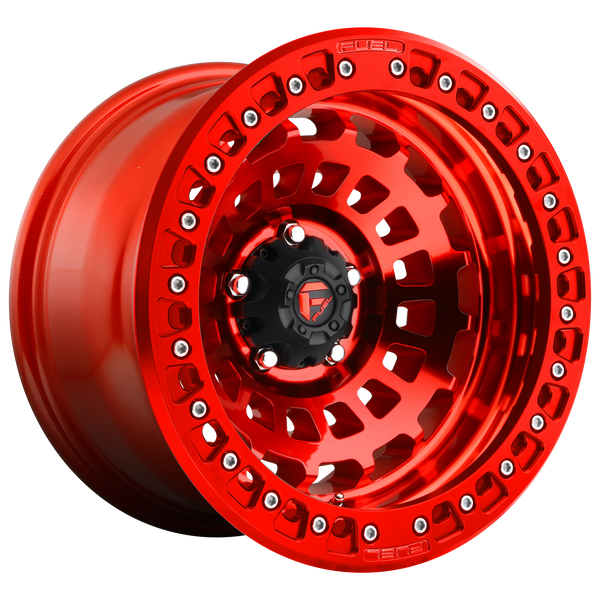 Fuel Off-Road Wheels D100 Zephyr Beadlock Candy Red