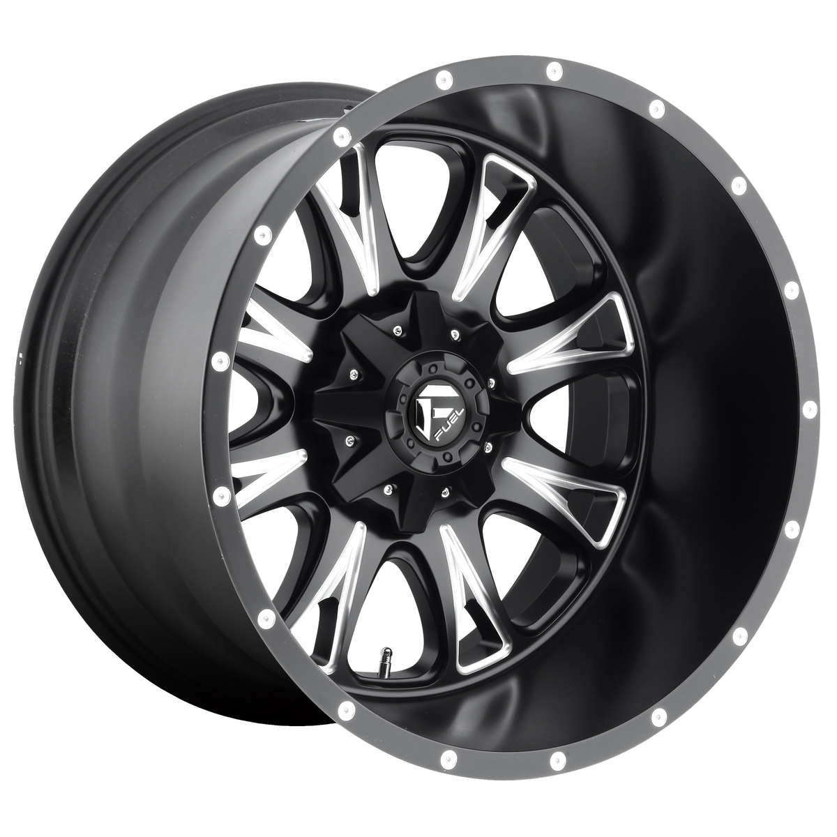 Fuel Off-Road Wheels D513 Throttle Matte Black Milled