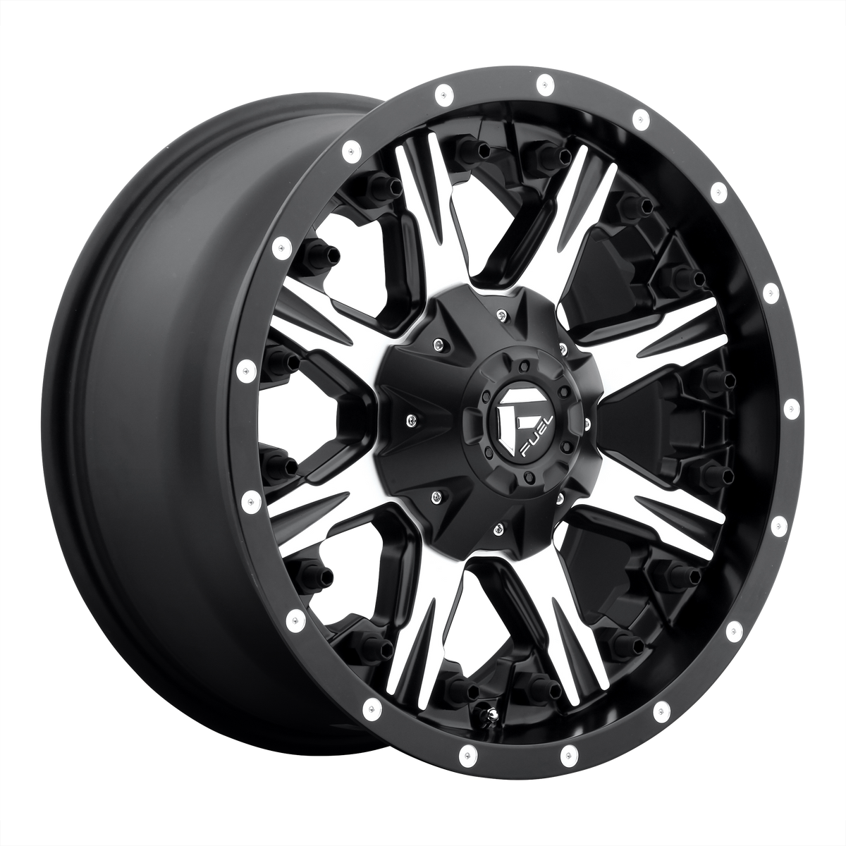 Fuel Off-Road Wheels D541 Nutz Utv Matte Black Machined