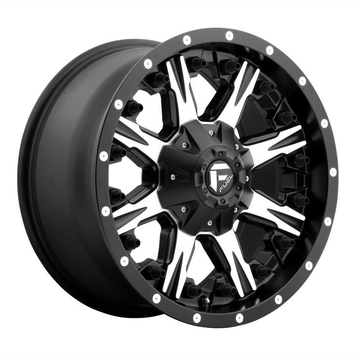 Fuel Off-Road Wheels D541 Nutz Utv Matte Black Machined