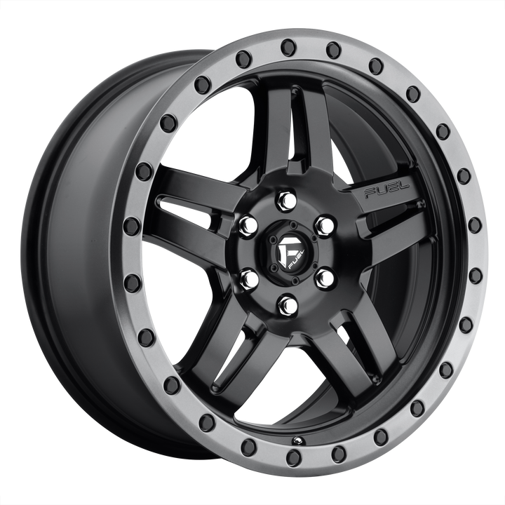 Fuel Off-Road Wheels D557 Anza Matte Black Gunmetal Ring
