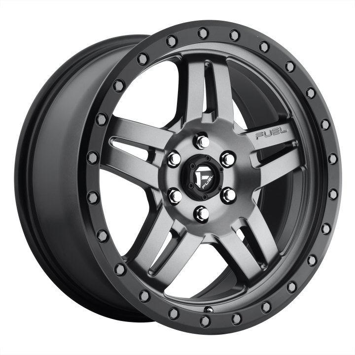 Fuel Off-Road Wheels D557 Anza Utv Matte Gunmetal Black Bead Ring