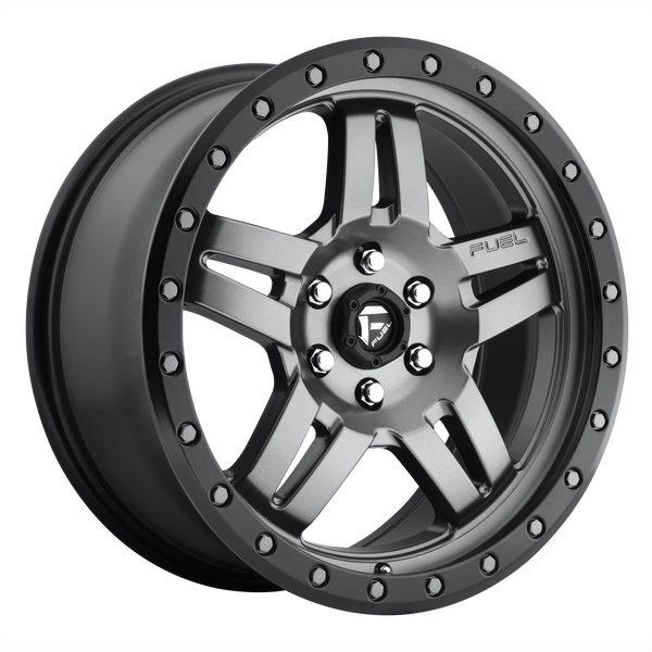 Fuel Off-Road Wheels D558 Anza Matte Gunmetal Black Bead Ring