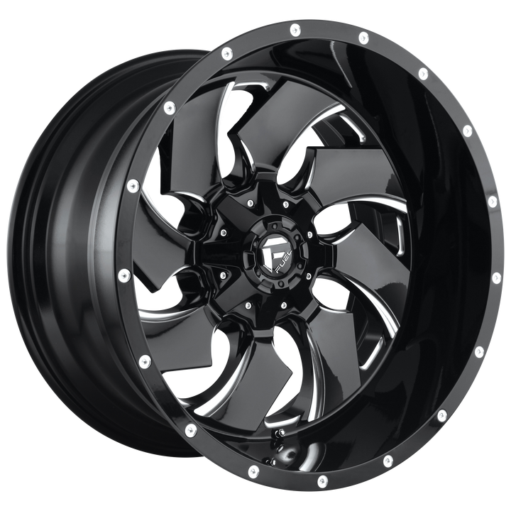 Fuel Off-Road Wheels D574 Cleaver Gloss Black Milled