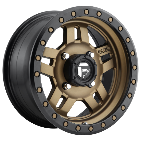 Fuel Off-Road Wheels D583 Anza Utv Matte Bronze Black Bead Ring