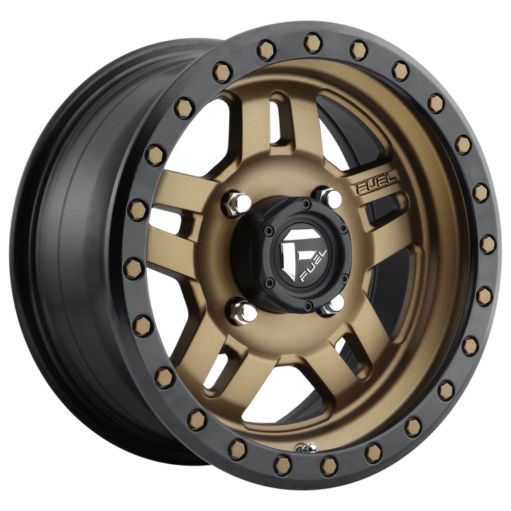 Fuel Off-Road Wheels D583 Anza Utv Matte Bronze Black Bead Ring