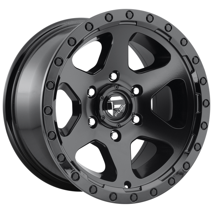Fuel Off-Road Wheels D589 Ripper Matte Black Gloss Black Lip