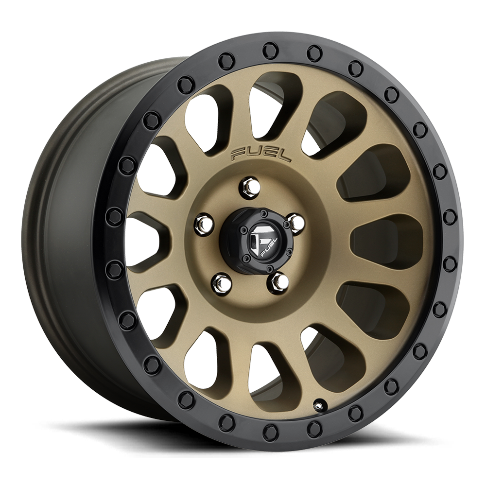 Fuel Off-Road Wheels D600 Vector Utv Matte Bronze Black Bead Ring