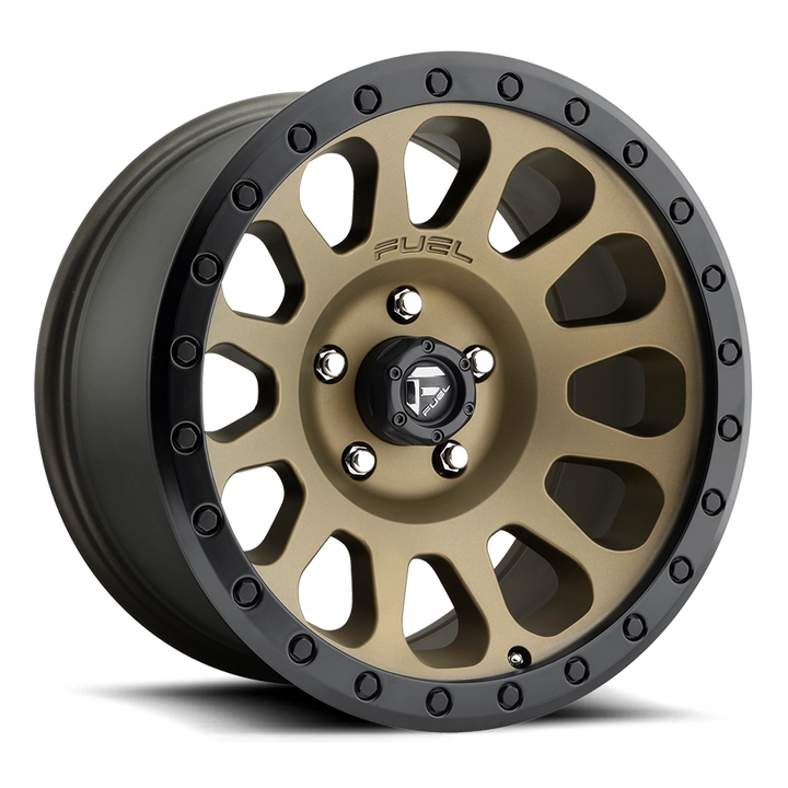 Fuel Off-Road Wheels D600 Vector Utv Matte Bronze Black Bead Ring