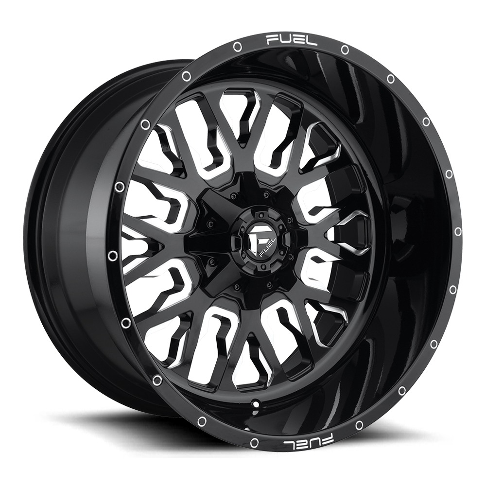 Fuel Off-Road Wheels D611 Stroke Utv Gloss Black Milled