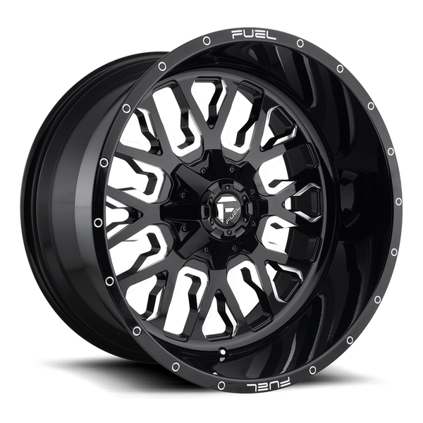 Fuel Off-Road Wheels D611 Stroke Utv Gloss Black Milled