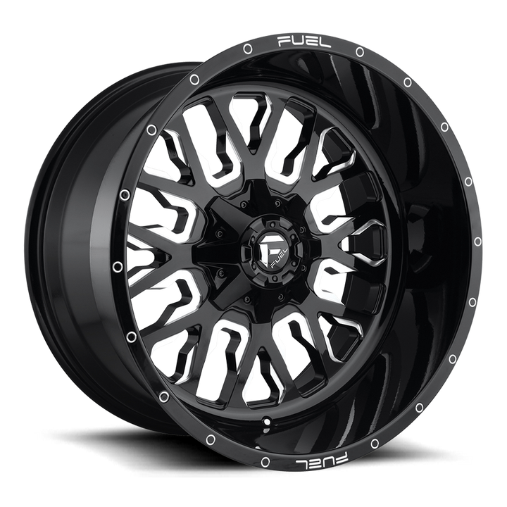 Fuel Off-Road Wheels D611 Stroke Utv Gloss Black Milled