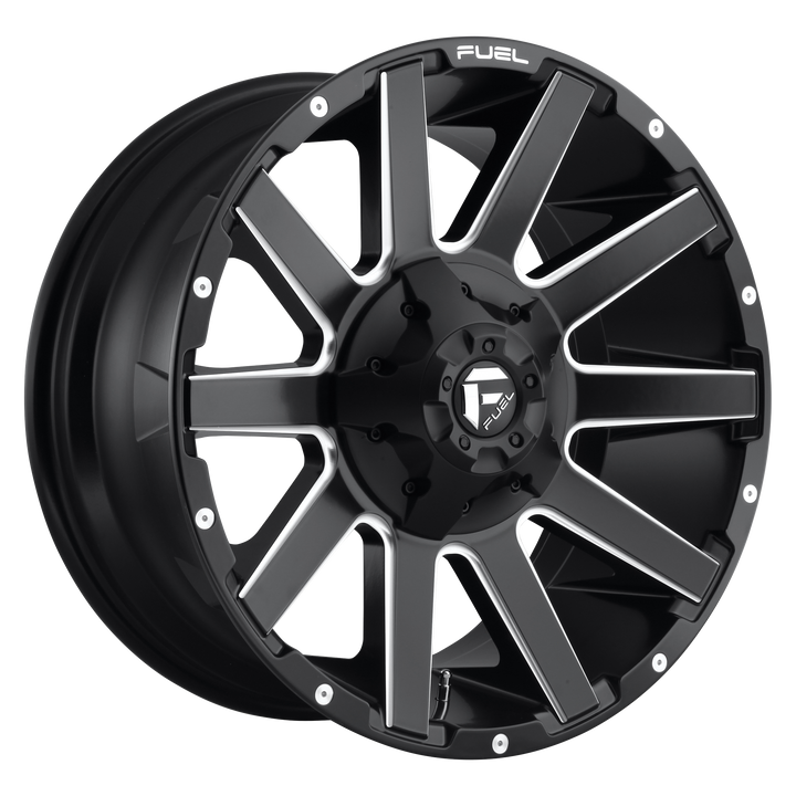 Fuel Off-Road Wheels D616 Contra Matte Black Milled