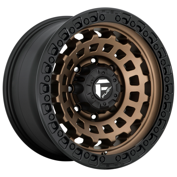 Fuel Off-Road Wheels D634 Zephyr Matte Bronze Black Bead Ring