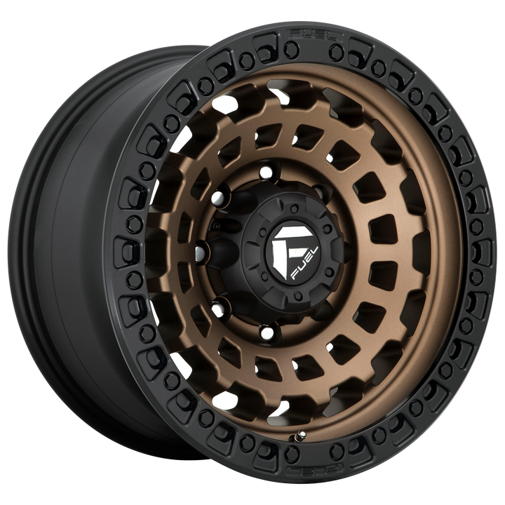 Fuel Off-Road Wheels D634 Zephyr Matte Bronze Black Bead Ring