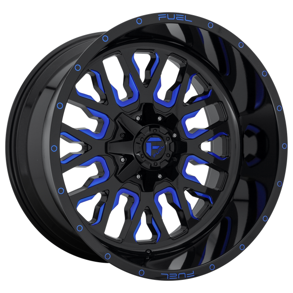 Fuel Off-Road Wheels D645 Stroke Gloss Black with Blue Tint