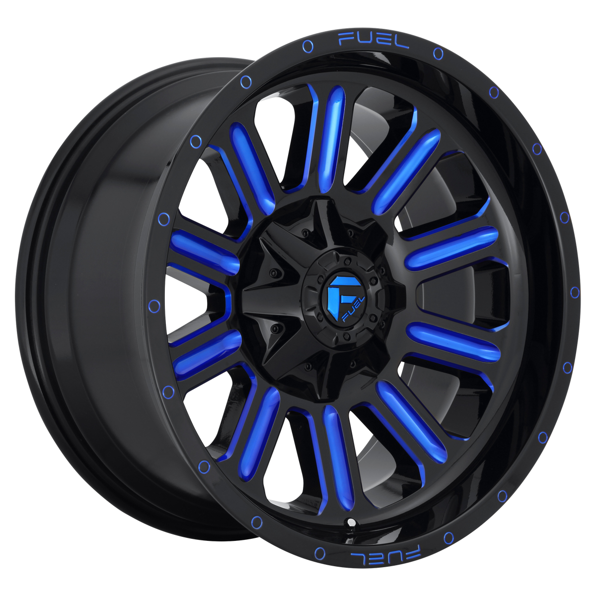 Fuel Off-Road Wheels D646 Hardline Gloss Black with Blue Tint