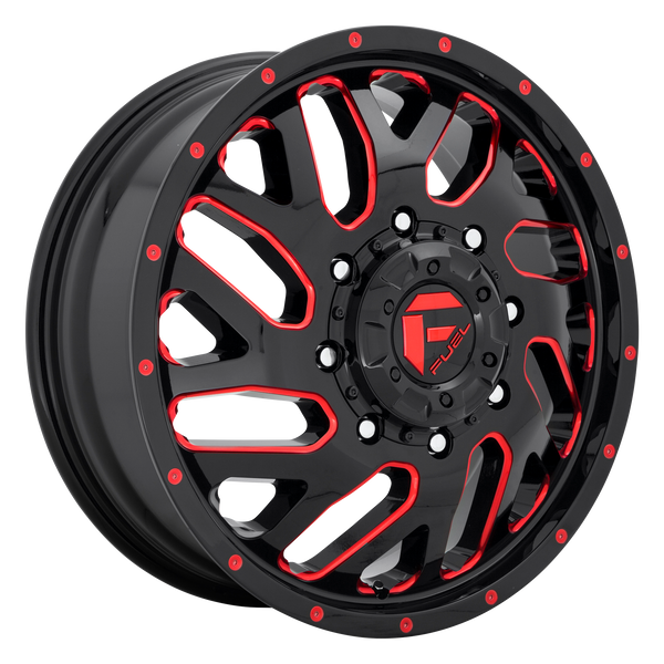 Fuel Off-Road Wheels D656 Triton Gloss Black with Red Tint