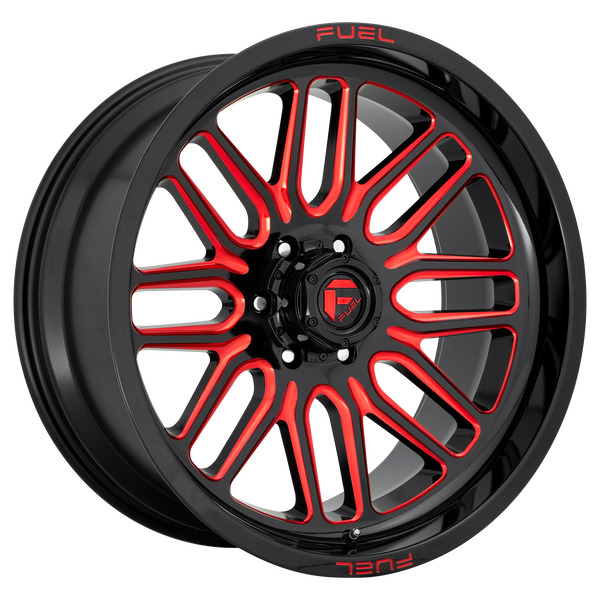 Fuel Off-Road Wheels D663 Ignite Gloss Black with Red Tint
