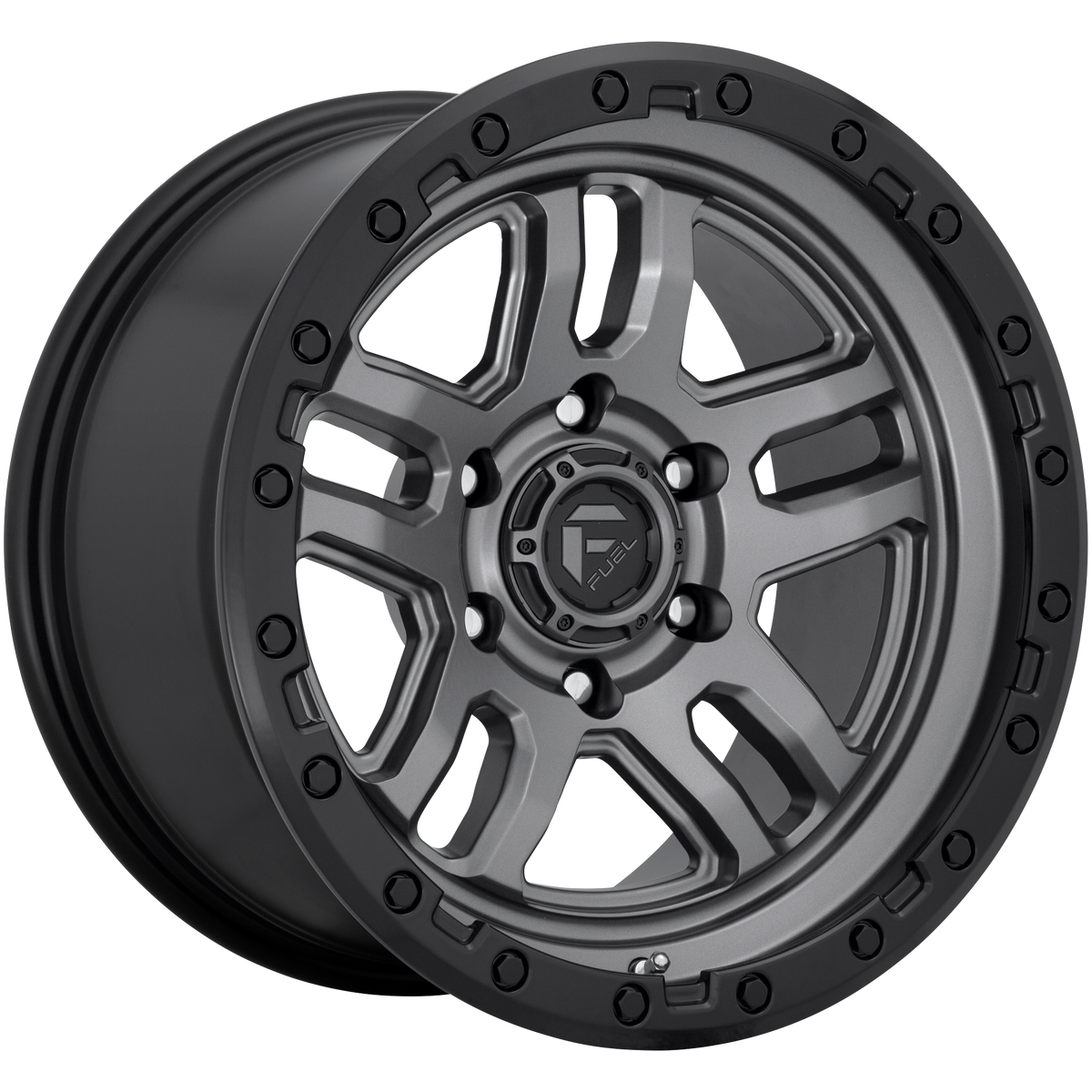 Fuel Off-Road Wheels D701 Ammo Matte Gunmetal Black Bead Ring