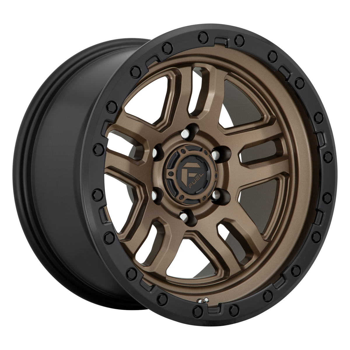 Fuel Off-Road Wheels D702 Ammo Matte Bronze Black Bead Ring